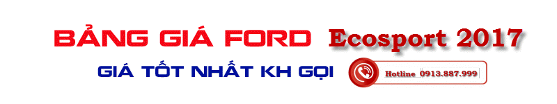 Báo giá Ford Ecosport 2017