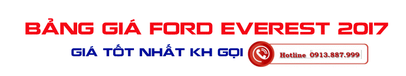 Báo giá Ford Everest 2017