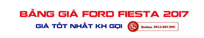 Báo giá Ford Fiesta 2017